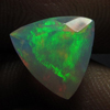 9x9 mm - Faceted Trillion Cut - AAAAAAAAA - Ethiopian Welo Opal Super Sparkle Awesome Amazing Full Colour Fire